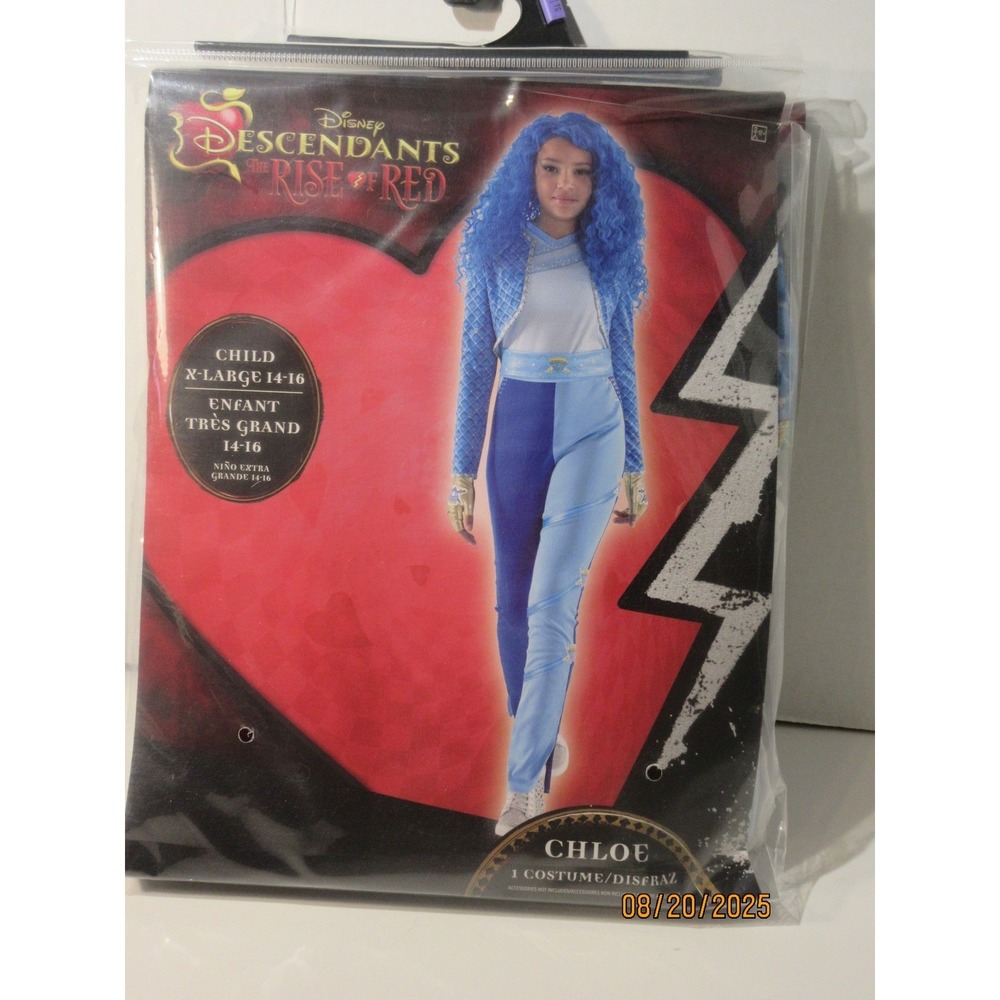 Disney Descendants Rise of Red Chloe Costume Child X-Large Size 14-16 NEW